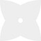 Ekena Millwork Cosmo Architectural Grade PVC Contemporary Ceiling Medallion, 26"OD x 3"ID x 9 3/4"C x 1"P CMP26CM-03000 - alternate 2